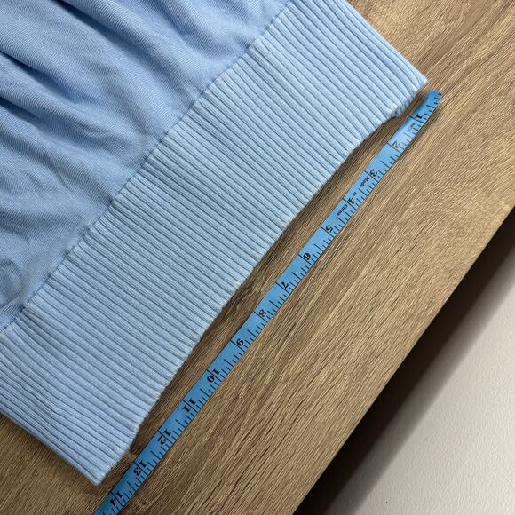 Frankies Bikinis Claude Womens Large Lightweight Knit Mini Skirt Cornflower Blue - Picture 9 of 9